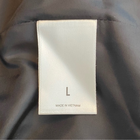 Express Black Faux Leather Single Button Blazer - Picture 8 of 8